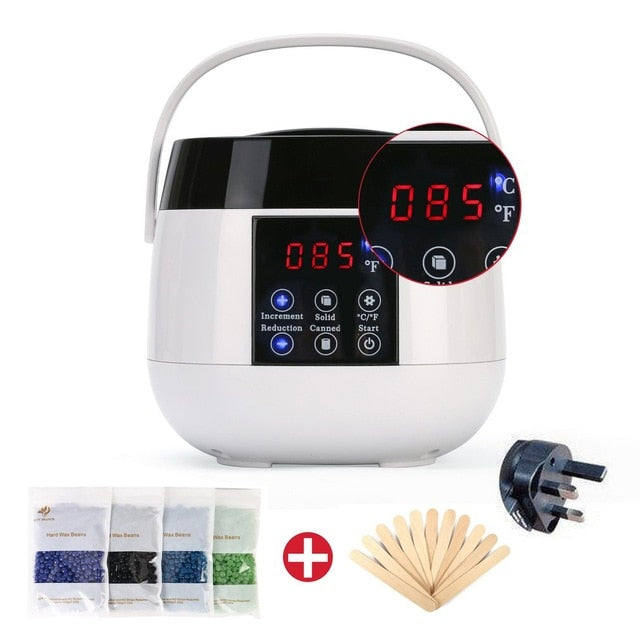 Wax Heater Machine - Wax Melter Hair Removal Machine - Wax Heater with Handle - Wax Heater for Paraffin Therapy - Wax Heater Depilatory Therapy Kit