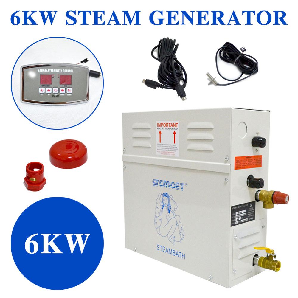 EZSteam - 6KW Steam Generator - 6KW Steam Generator ST-135M controller - Shower Steam Generator - Sauna Steam Generator - Shower SPA for Bathroom