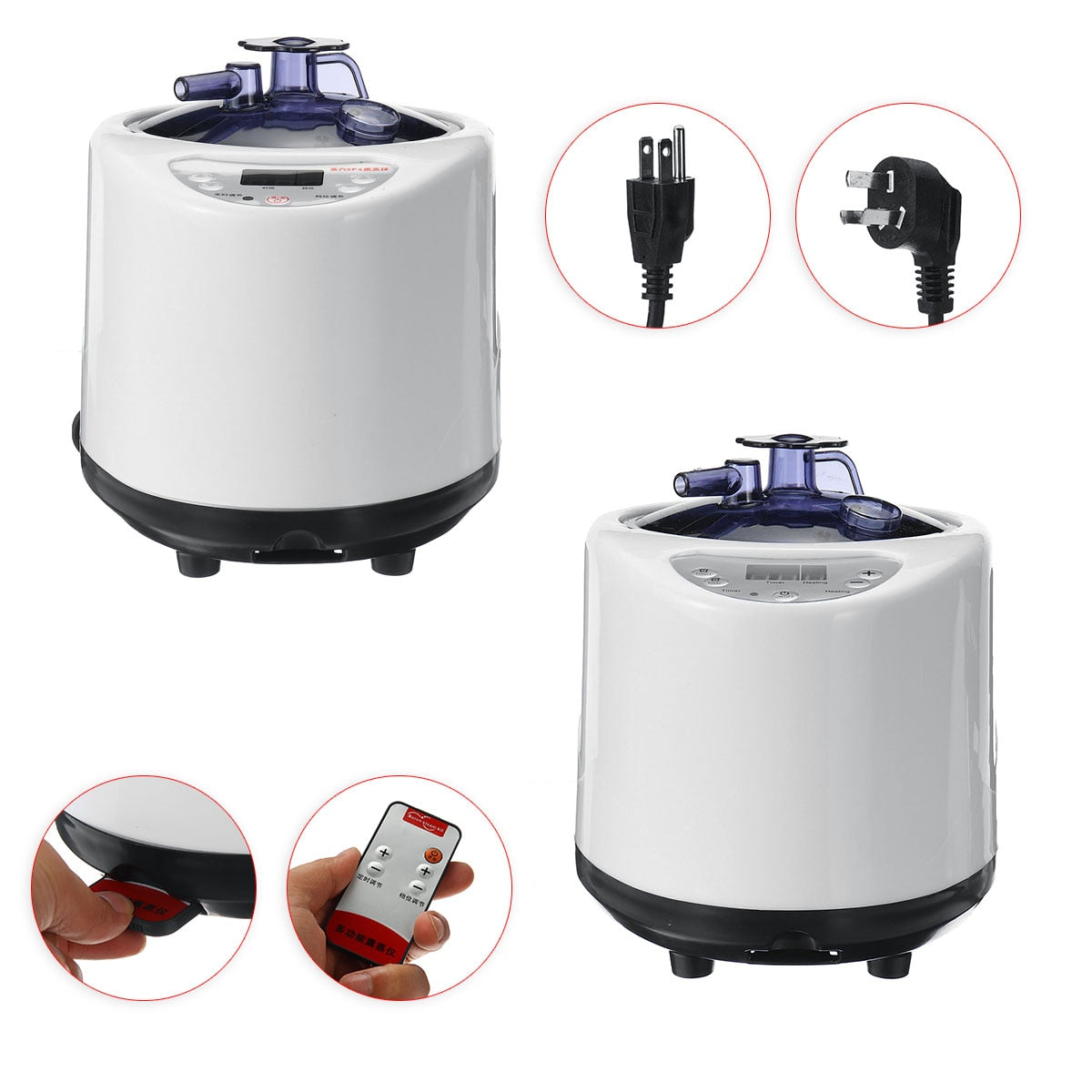 SteamMachine - 1000W Sauna Steam Generator - 2.6L Sauna Steam Generator - Sauna Spa Fumigation Machine - Sauna Home Steamer Therapy