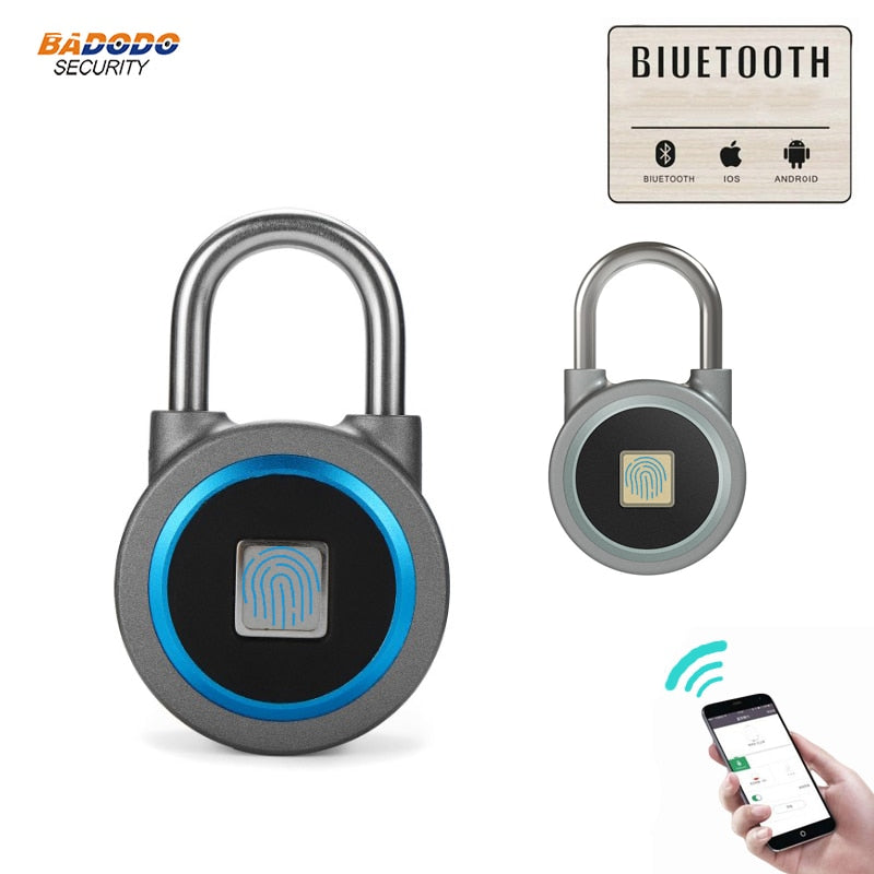 Badodo Fingerprint Padlock - Bluetooth Padlock - Padlock Smart