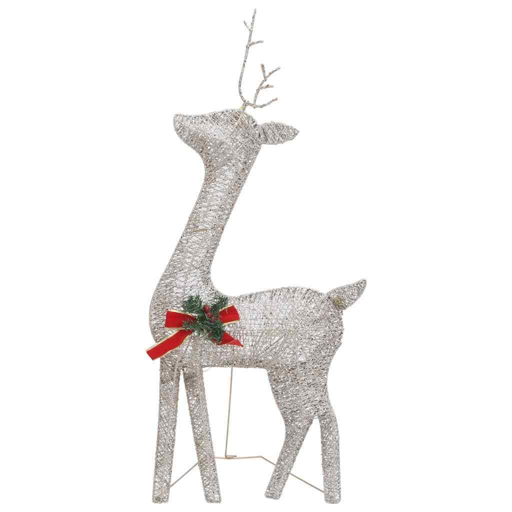 LED Lights Reindeer Deer Family Christmas Decor Fairy Light Wire Home Yard Use