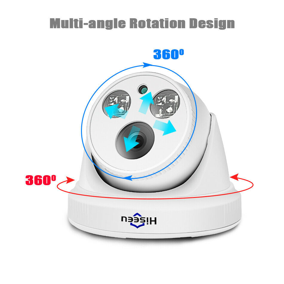 Hiseeu Dome Camera with Motion