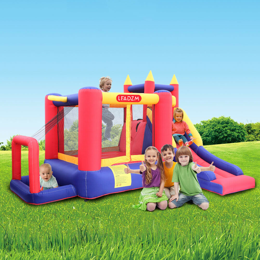 Inflatable Bounce House with Slide - Bounce House Castle with Blower