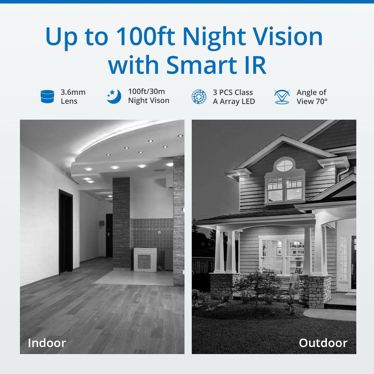 10 Units - SANNCE Wireless 1080P Security Camera System 8CH NVR IP Network Outdoor IR Night
