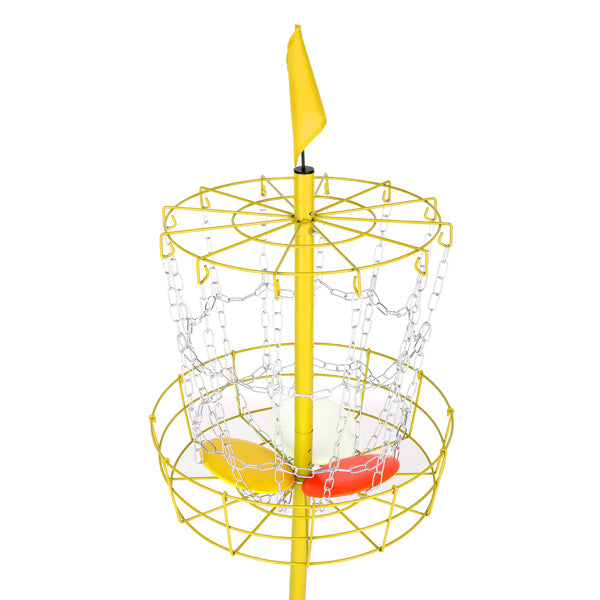 Frisbee Golf Basket - Pro Disc Golf Basket - Portable Metal Disc Golf Basket Target Set - Flying Discs Golf Baskets for Indoor